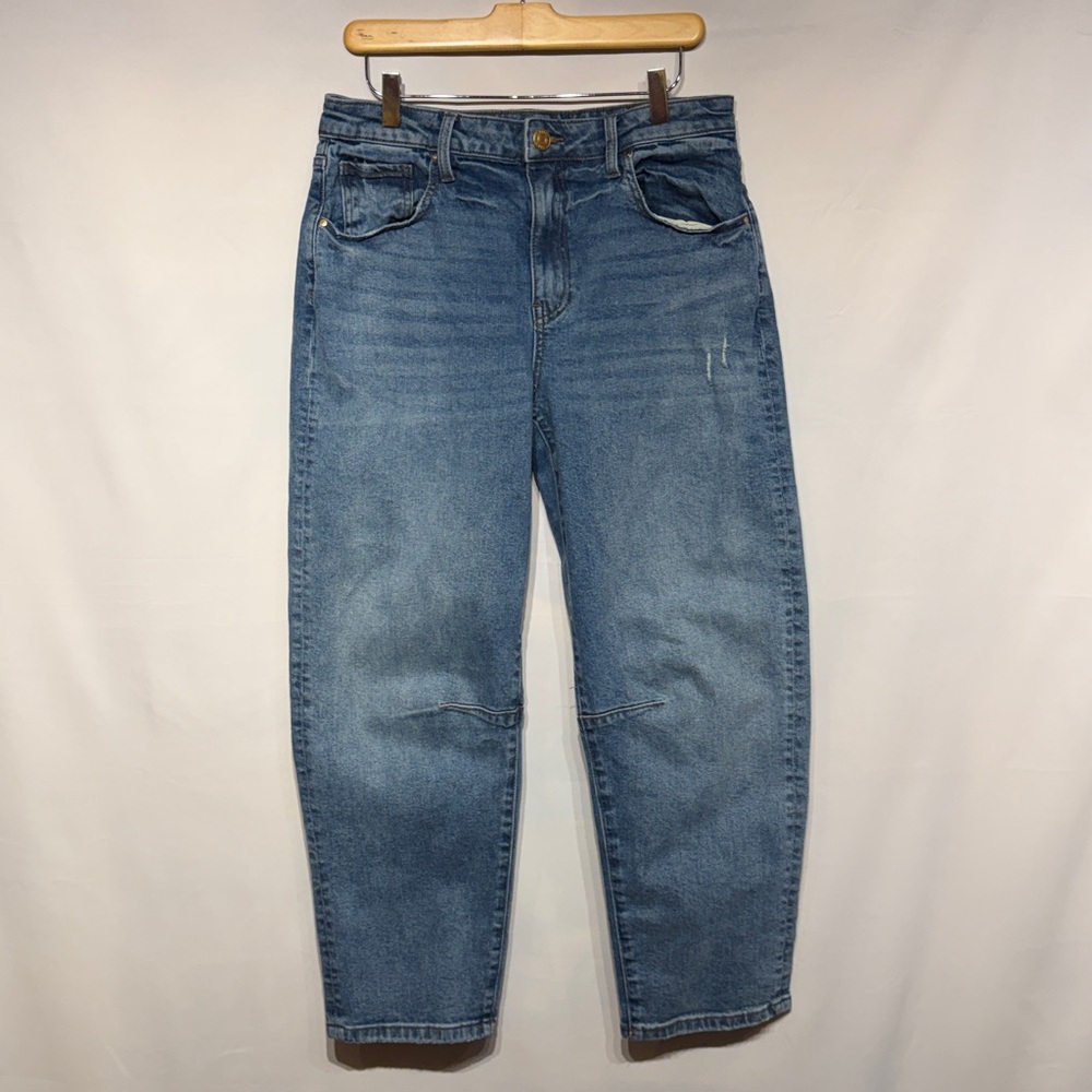 KUT From The Kloth Ashley High-Rise Slouchy Barrel Jean Improving Medium Wash 6 - Picture 2 of 12